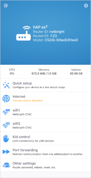 HaP ax2 app dashboard